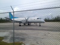 April’s plane arrives at Cat Island from&nbsp;Nassau