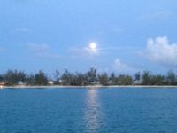 Moon rising before eclipse