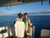 Darren on board with his new&nbsp;shirt