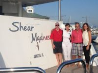 Bradley and Kathy with Bruce and Rhonda on the “other” Shear&nbsp;Madness
