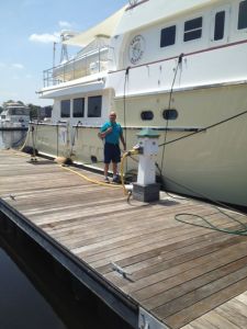 Quality Ed with his T-shirt