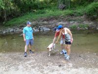 Hiking in Maryland with Ken, Christine, and&nbsp;Fidgi