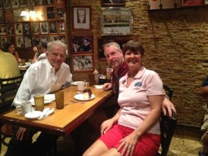 With Bradley's cousin Allan in New York