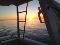 Sunset from the&nbsp;flybridge