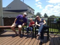 Bradley with Tyler, Margy, and soon-to-be new&nbsp;grandson