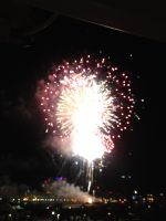 We had a front row seat for fireworks at Harbor&nbsp;Fest