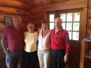 Brad, Lorraine, Kathy and Bradley at Cape Breton Smokehouse