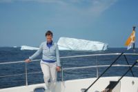 Kathy and an&nbsp;iceberg