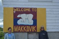 Kathy and Marci in Makkovik