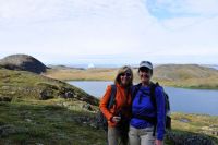 Kathy and Marci enjoy the view