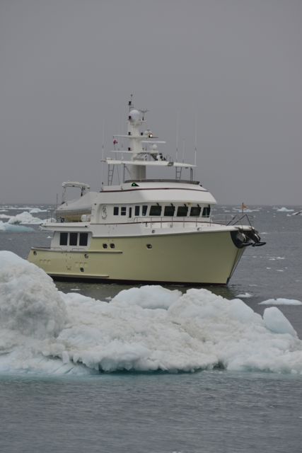 Underway in the ice (Photo by Steve D'Antonio)