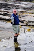 Bradley gathers some&nbsp;mussels