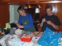 Picking the last of our snow crab meat for yummy crab&nbsp;cakes