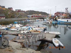 Inner harbor at Sisimiut