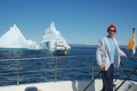 Matt and Migration with a berg