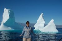 Kathy enjoys the&nbsp;view