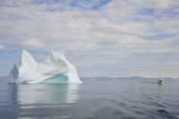 Shear Madness in relatively clear water with a beautiful&nbsp;berg