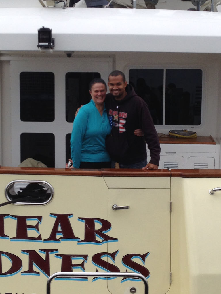 Kevin's Mom Debbie drops him off in Deltaville