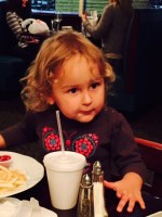 Our friends little Sophie – about the same age as my niece&nbsp;Sophie