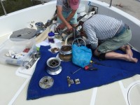 Bradley and Richard Servicing the&nbsp;windlass