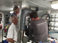 Installing new exhaust&nbsp;risers