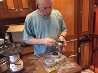 Bradley readies new light fixture for installation