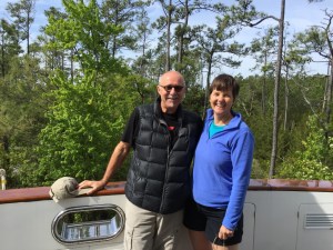 Kathy with John from Sockeye Blue aboard Shear Madness