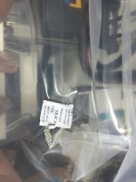 Silica beads in the packing bag – they also got into the new charger