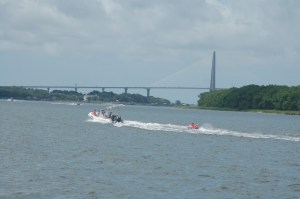 Bradley takes friends tubing