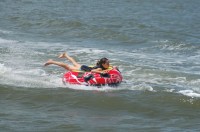 Liesel takes a turn on the&nbsp;tube