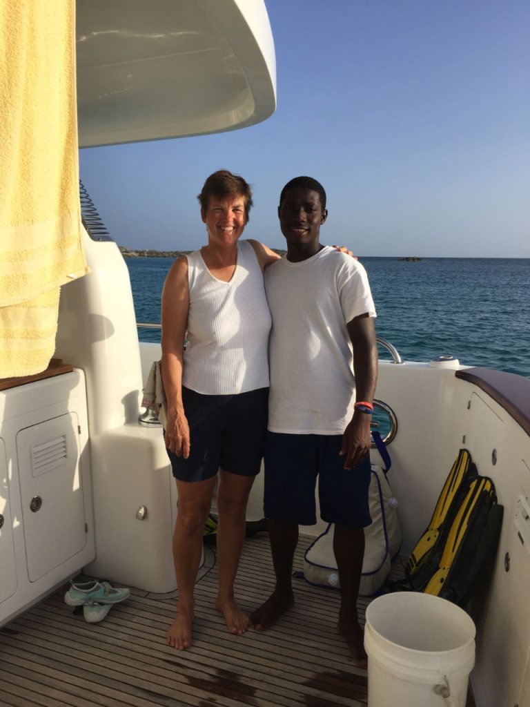 Our friend from Half Moon Cay who brought us some conch