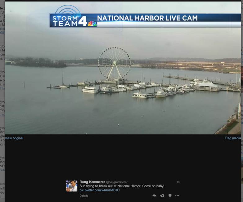 Channel 4 Weather Update with Shear Madness at National Harbor