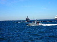 Passing a sub near&nbsp;Norfolk