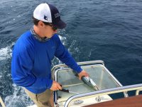 Austin prepares a nice mackerel for&nbsp;dinner