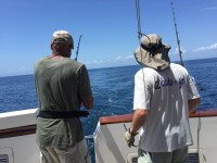 Bradley and Tony setting fishing&nbsp;lines