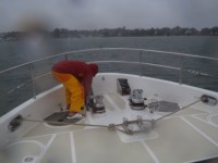 Checking everything during hurricane&nbsp;Sandy